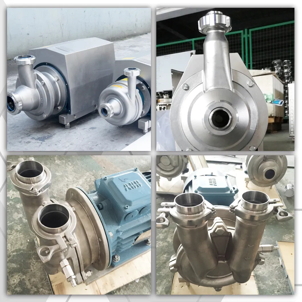 Stainless Steel Industrial Anti-Corrosion Clamps Self-Priming Booster Pump for Water Treatment