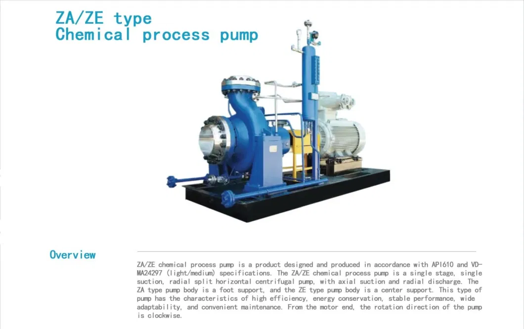 Corrosion-Resistant Stainless Steel Single-Stage Horizontal Vertical Chemical Centrifugal Pumps