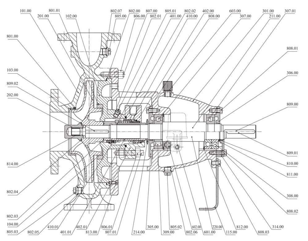 Chemical Centrifugal Water Pump for Sulfuric Acid, Nitric Acid, Hydrochloric Acid, Phosphoric