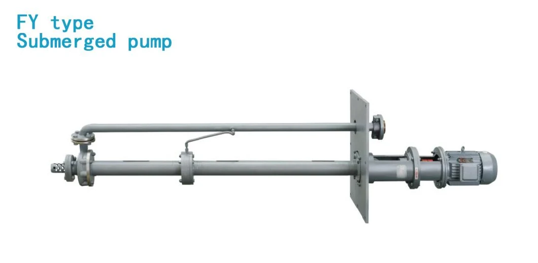 Submersible Vertical Sump Pump for Hydrochloric Acid Alkali Industry Fy Type Submerged Pump