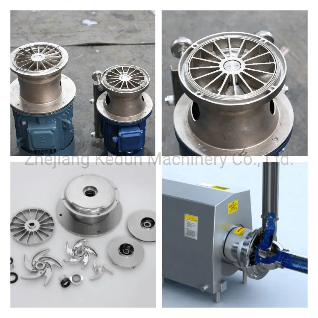 Sanitary Stainless Steel Middle Pressure L Type Water Self-Priming Pump