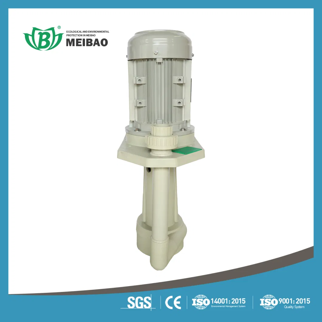 PP Material Corrosion Resistant in Tank Centrifugal Vertical Pump