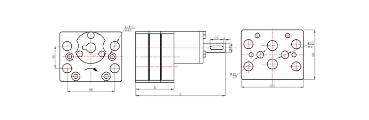 Chemical Additives High Viscosity Small Flow Gear Metering Pump