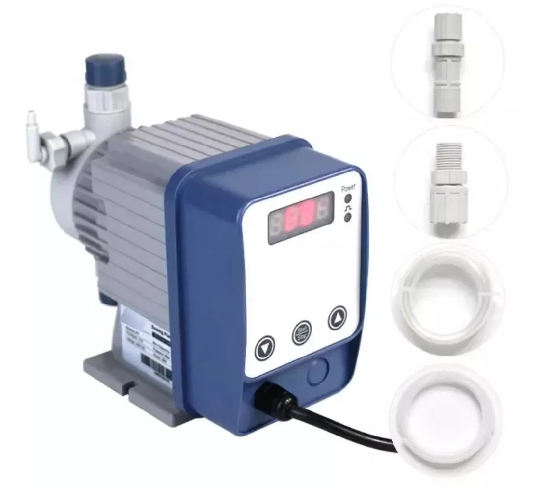 Solenoid Diaphragm Metering Pump Sodium Hypochlorite Dosing Pump for Chemical Liquid