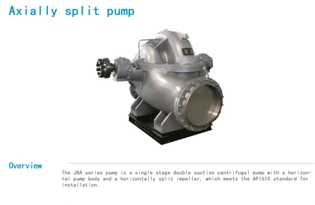 Large Flow Double Suction Corrosion Resistant Centrifugal Water Pump Chemical Pump Self Priming Pump