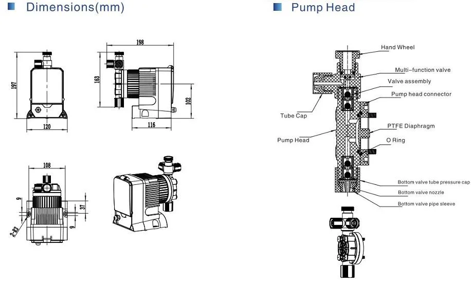 CE Reciprocation Pump Pool Liquid Chlorine Injection