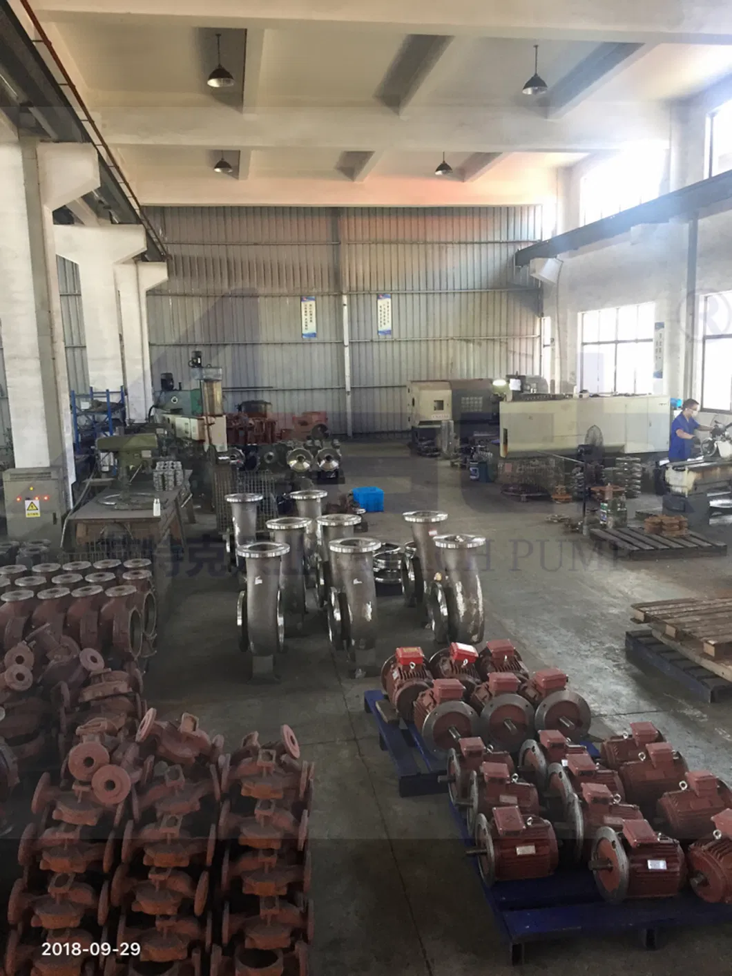Single Stage Single Suction Chemical Water Centrifugal Pump Ihf80-65-125 Explosion-Proof VFD Double Mechanical Seal Plan21+54 Fluoroplastic Alloy