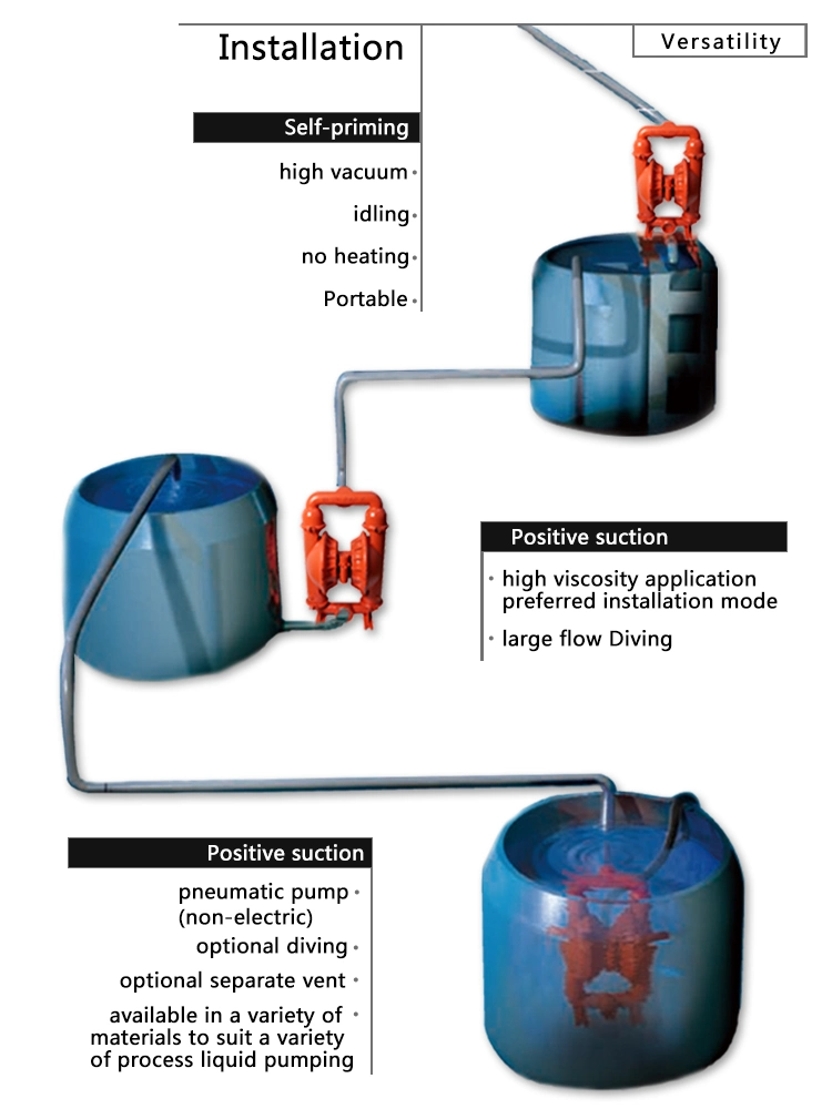 Wilden Chemical Resistant Ink Pump for Water Treatment with Diaphragm