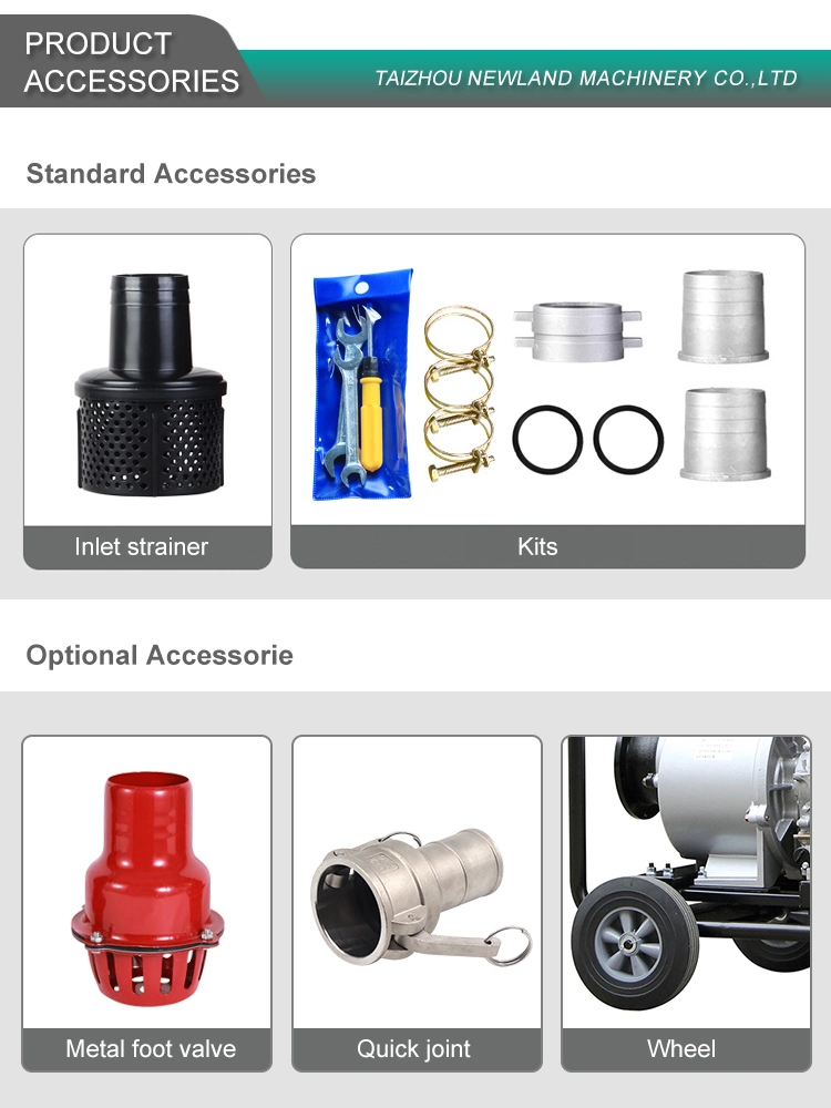 Salt Sea Water Chemical Corrosive Liquids 3 Inch Diesel Engine Pump