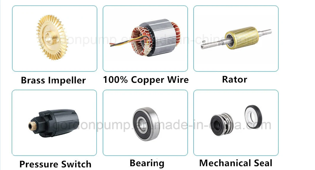 Domestic Electric Copper Wire Self-Priming Booster Pump with Plastic Box