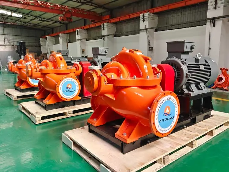 Industrial Electric High Pressure Horizontal Single Stage Double Suction Centrifugal Water Pump