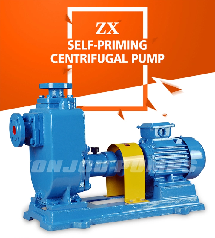 Zx High Head 2 4 6 8 Inch 20 HP Electrical Engine Chemical Sewage Self-Priming Water Pump