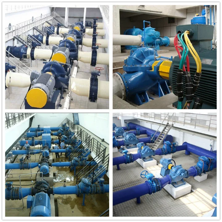 Industrial Electric High Pressure Horizontal Single Stage Double Suction Centrifugal Water Pump