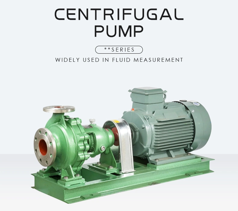 Electric Magnetic Multistage Hydraulic Sewage Treatment Pump Gear Plunger High Pressure Chemical Pump Water Horizontal Centrifugal Pump