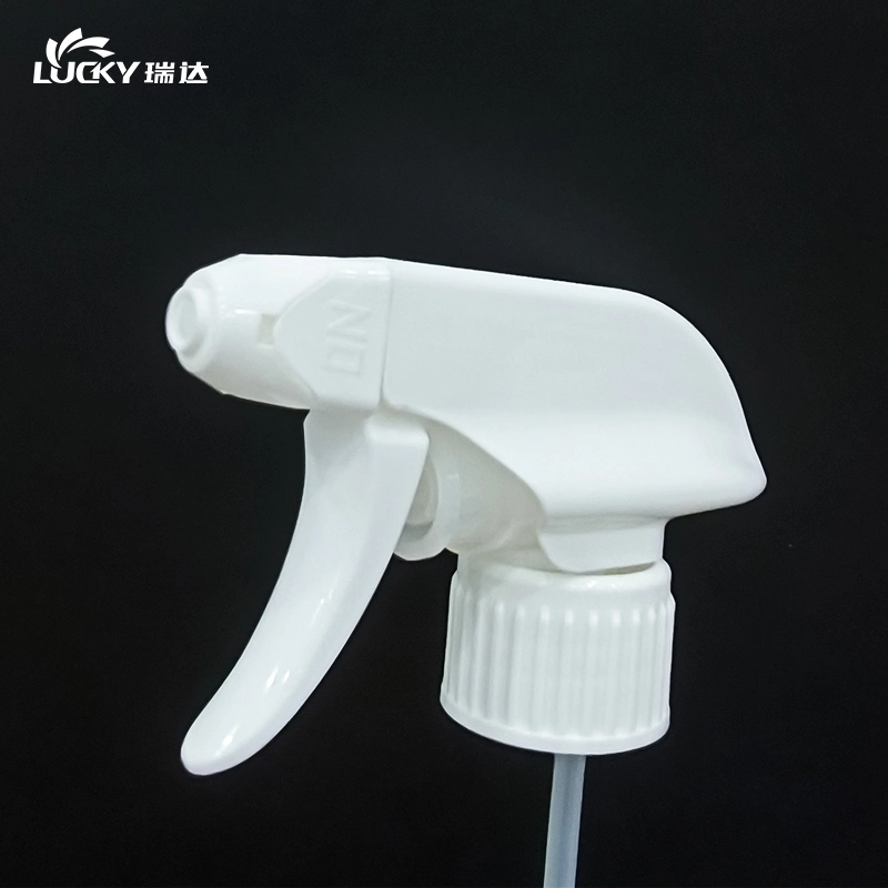 Hot Sale 28/400 28/410 White All Plastic Trigger Sprayer Acid and Alkali Resistance Chemical Sprayer Pump