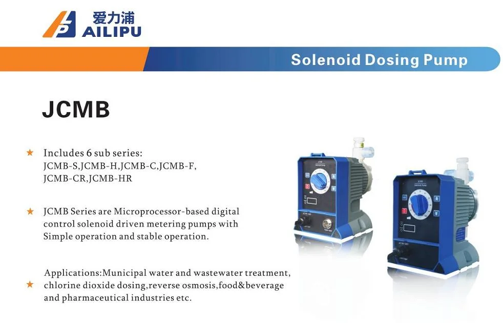 Jcmb Series Accurate Measureme Chemical Feed Pumps