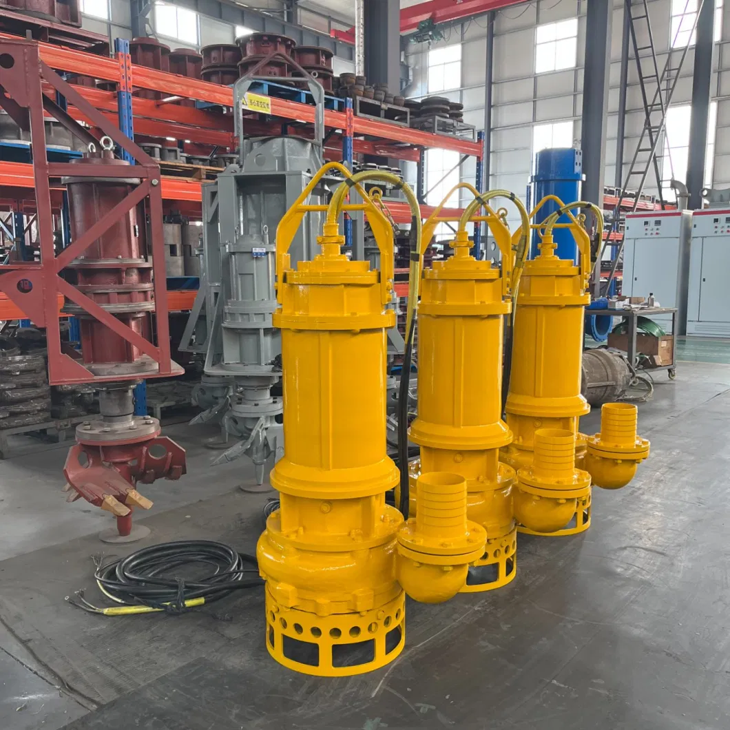 Deep Water Wear-Resistant Hydraulic Submersible Slag Slurry Pump for Electric Plant Chemical Plant Pipelines Blast Furnace Solid Particle with Mixing Impellers