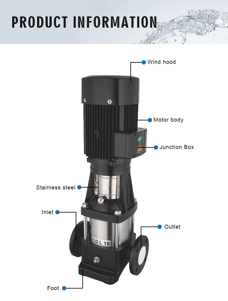 Multi-Satge High Pressure Pump for Water Treatment System (cdlf)