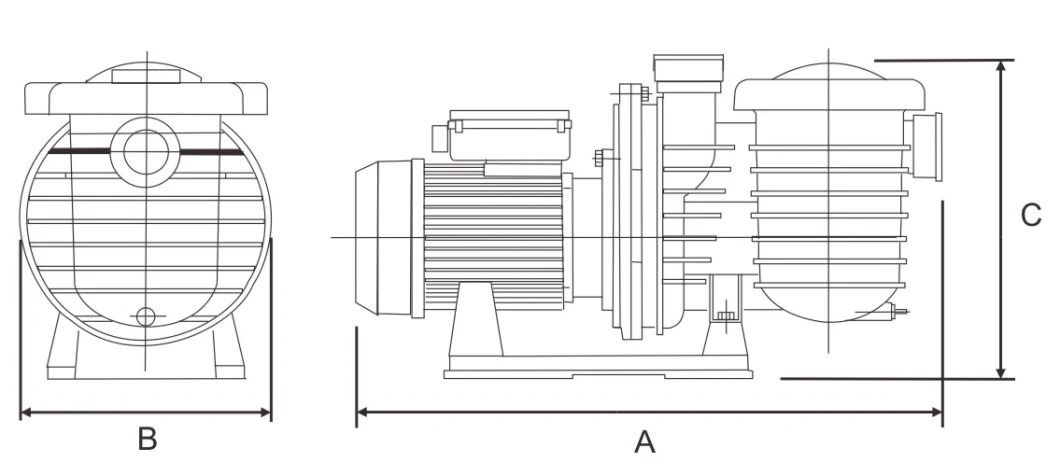 Swimming Pool Water Pump Plastic Self-Priming Pump for Swimming Pool (WL-SCPB Series)