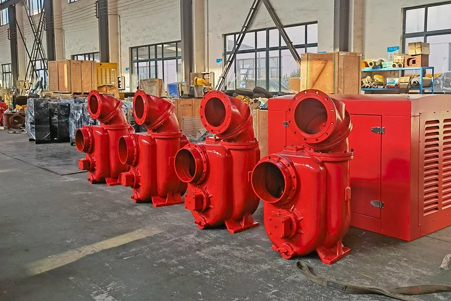 Diesel Engine Slurry Self Suction Centrifugal Wastewater Pump