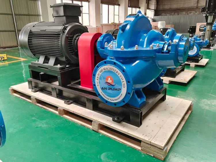 Industrial Electric High Pressure Horizontal Single Stage Double Suction Centrifugal Water Pump