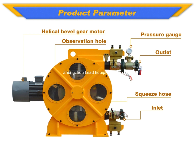 Peristaltic Hose Pump for Pumping Sulfuric Acid