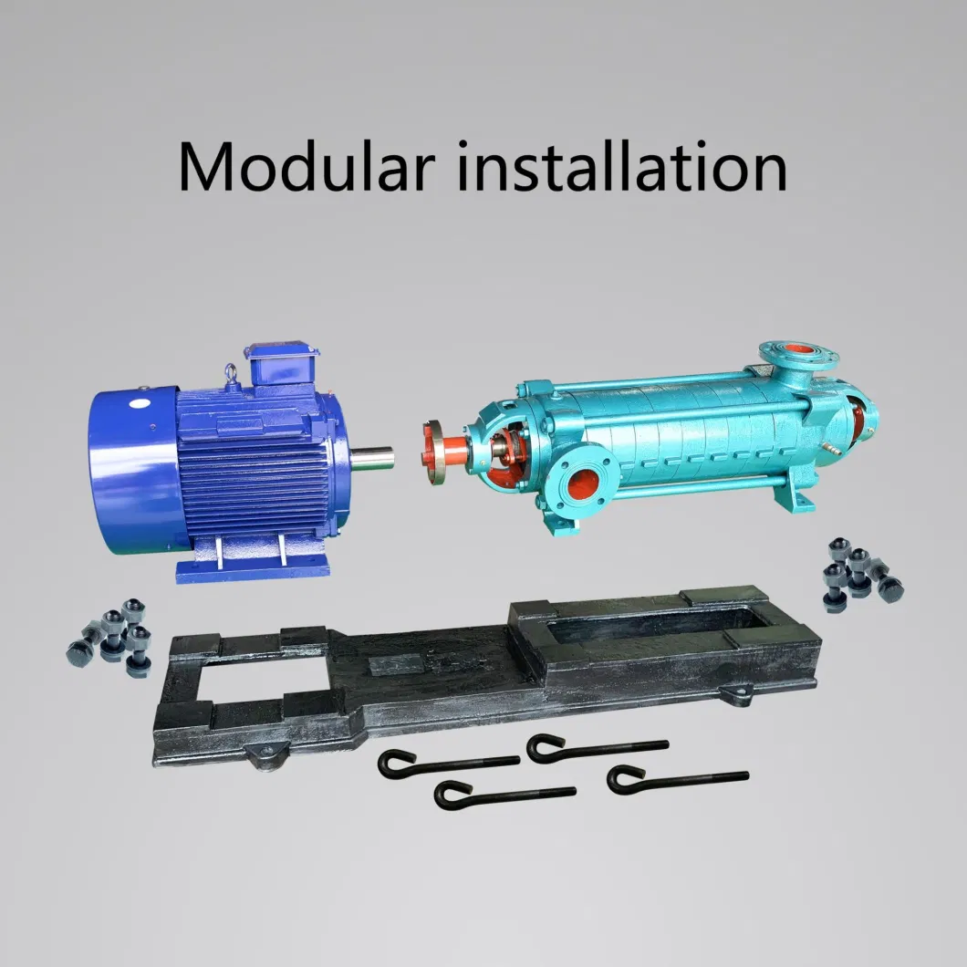 China Industrial Electric Motor Drive High Pressure API 610 Hot Water Transfer Multistage Horizontal Centrifugal Pump Wholesale