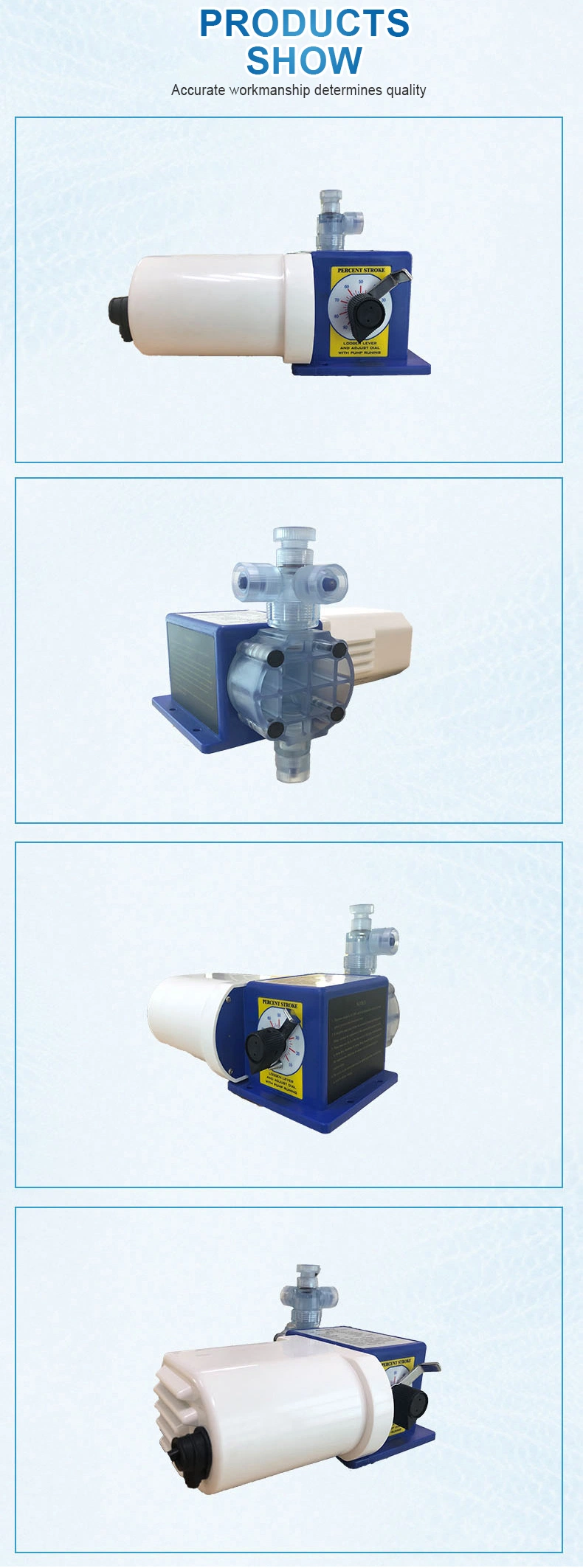Jm Series Mechanical Diaphragm Dosing Pump Metering Pump Chlorine Injection Pump with High Quality