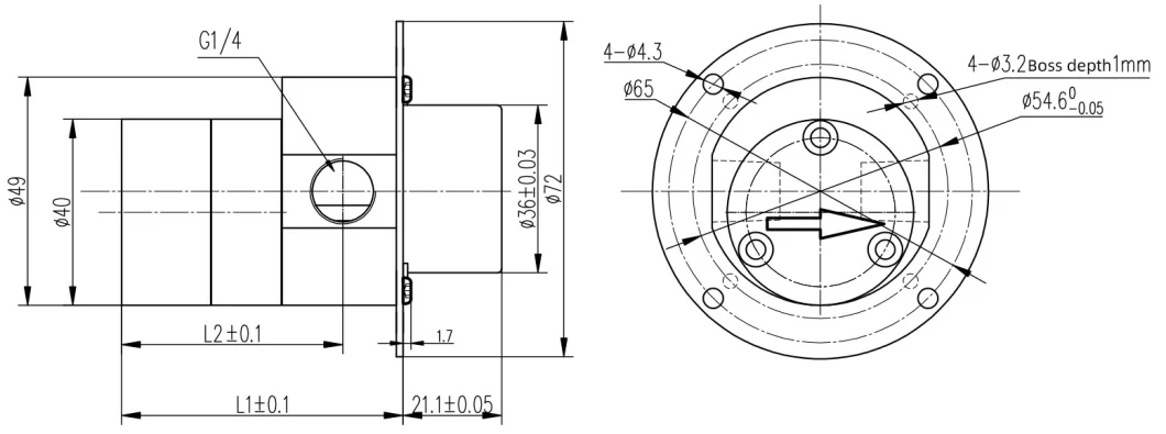 Anticorrosion Mini Chemical Circulation Pump Head M1.50s72