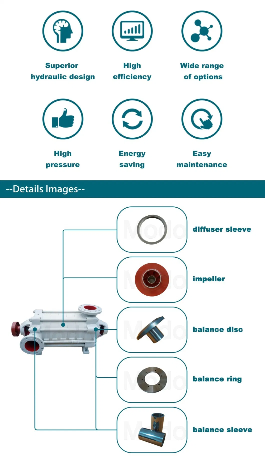 800 Psi Industrial Salt Water Multistage Pump