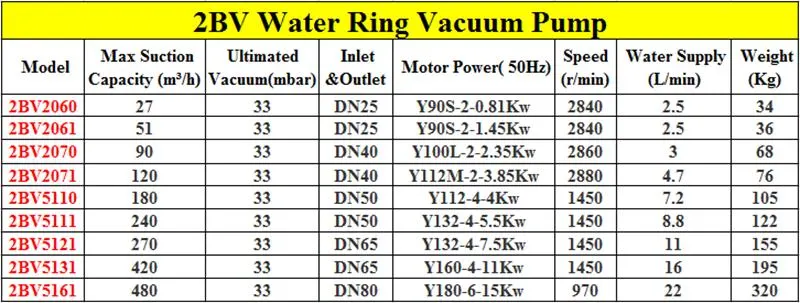 2BV Series Explosion Proof Stainless Steel Chemical Vacuum Pump