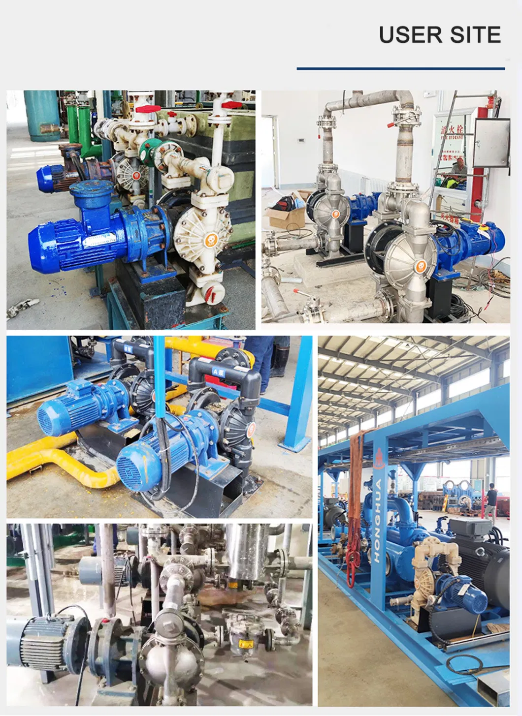 Stainless Steel Pneumatic Double Diaphragm Pump for Sulfuric Acid