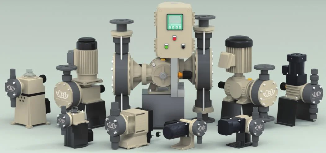 Industrial Dosing Pump Chemical Mechanical Metering Pump for Sewage Treatment