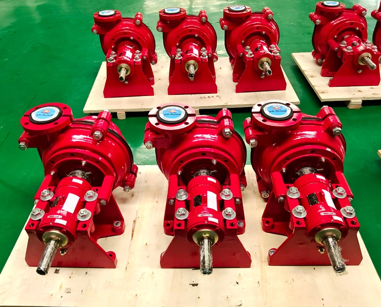 Small Size Horizontal Single-Suction Heavy Duty Solid Waste Chemical Slurry Pump