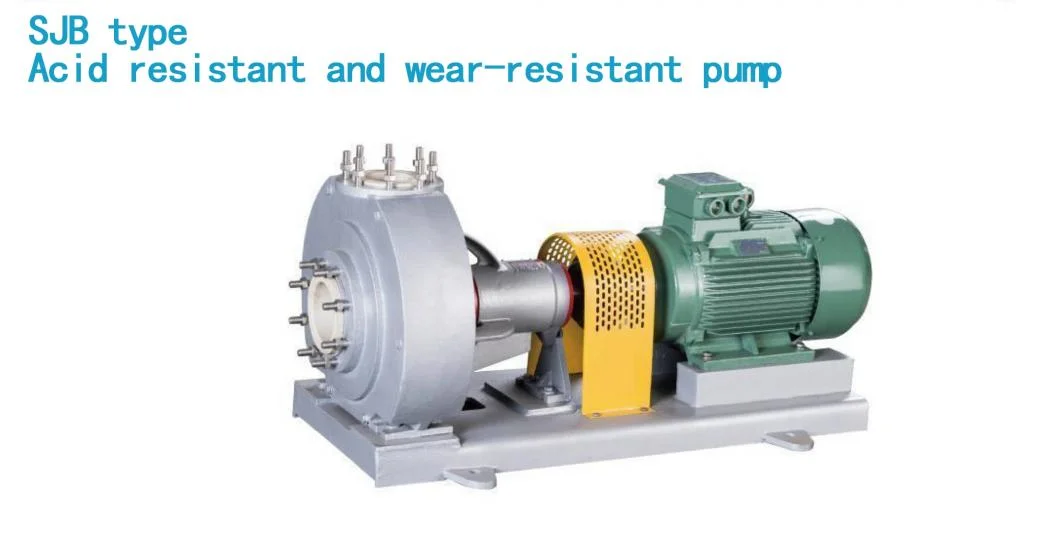 Bln Wear-Resistant Mortar Pump for Conveying Acid and Alkali Clear Liquid or Slurry