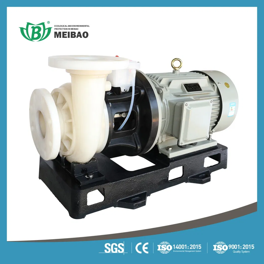 Acidic &amp; Alkaline Corrosive Perfluorinated Centrifugal Pump for Waste Wate and Sewage