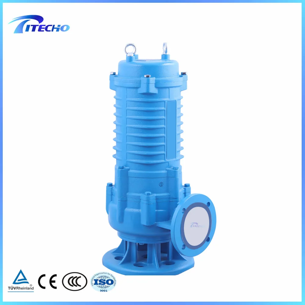 Wq Non-Clog Electric Industrial Submersible Cutter Cutting Grinder Grinding Sewage Pump for Dirty and Waste Water Effluent Fecal
