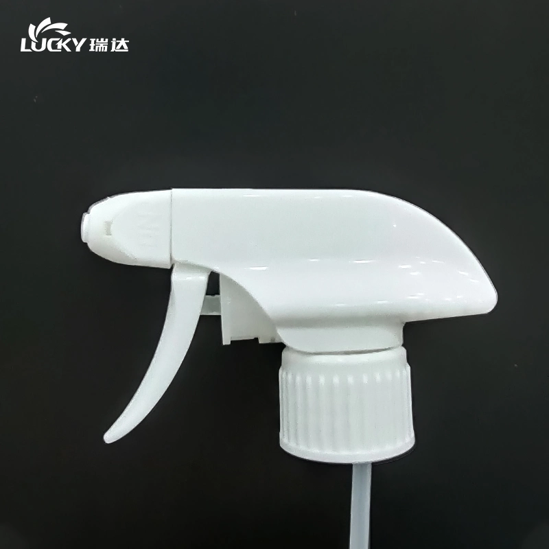 Hot Sale 28/400 28/410 White All Plastic Trigger Sprayer Acid and Alkali Resistance Chemical Sprayer Pump