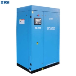 22kw - 355kw Industrial Two Stage Oil Flooded VSD/VFD Electric AC Stationary Base Mount Air Cooling Directly Driven Heavy Duty Rotary Screw Air Compressor Pump