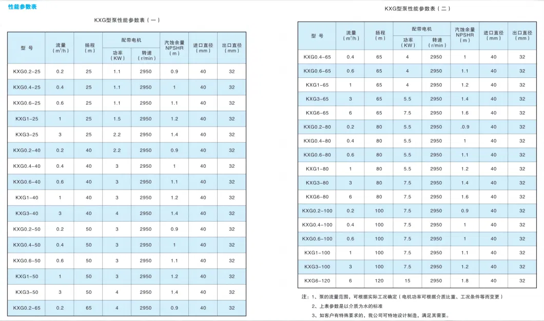 Kangqiao Horizontal Special Centrifugal Pump for Styrene-Butadiene Rubber Industry