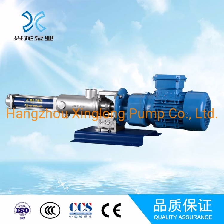Factory Price Progressive Cavity Single Screw Pump for Sewage Sludge / Polymer Chemicals Dosing/Oily Water/Molasses/Food and Other Viscous Liquids