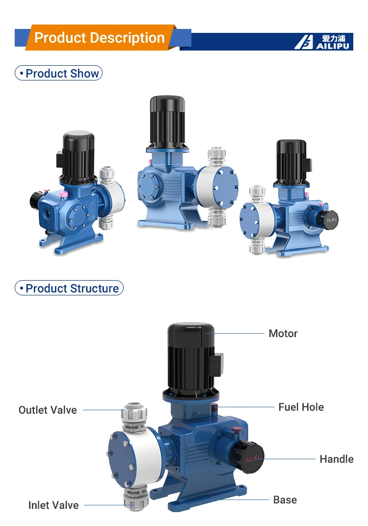 Chlorine Injection Pump Chemical Metering Pump Diaphragm Pump Electric Pump