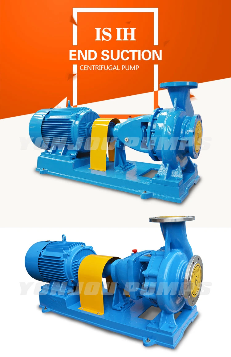 Ih High Volume End Suction Single Stage Stainless Steel Water Chemical Centrifugal Pump for Acid Feed Processing