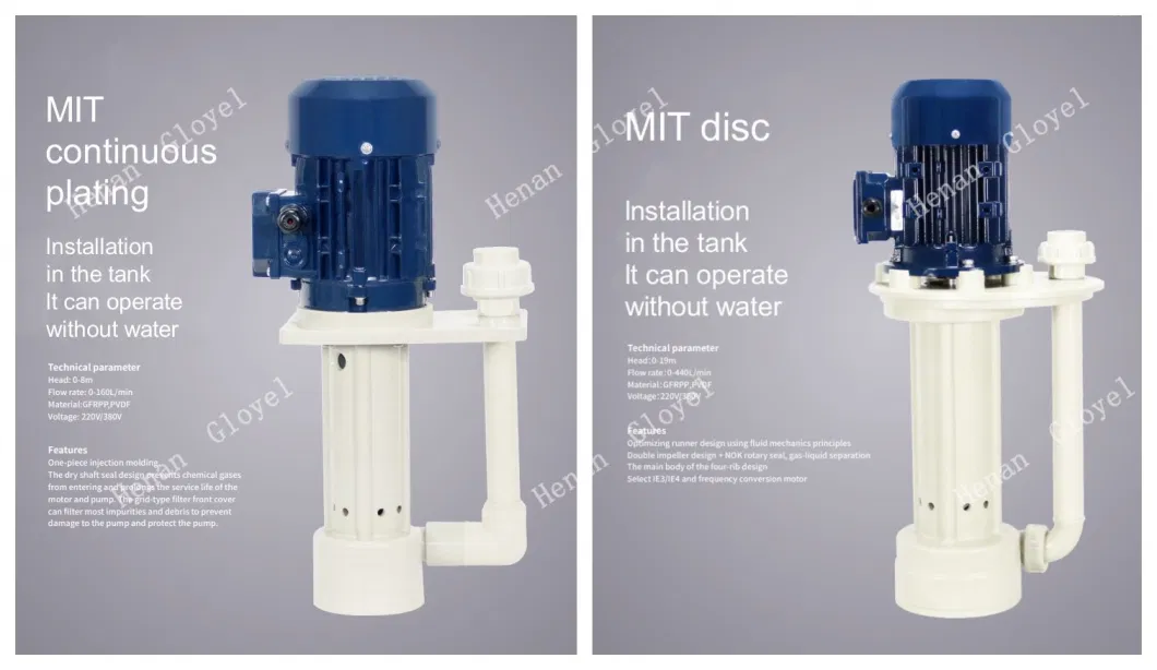 High Pressure Chemical Centrifugal Pump for Chemically Active and Aggressive Liquids