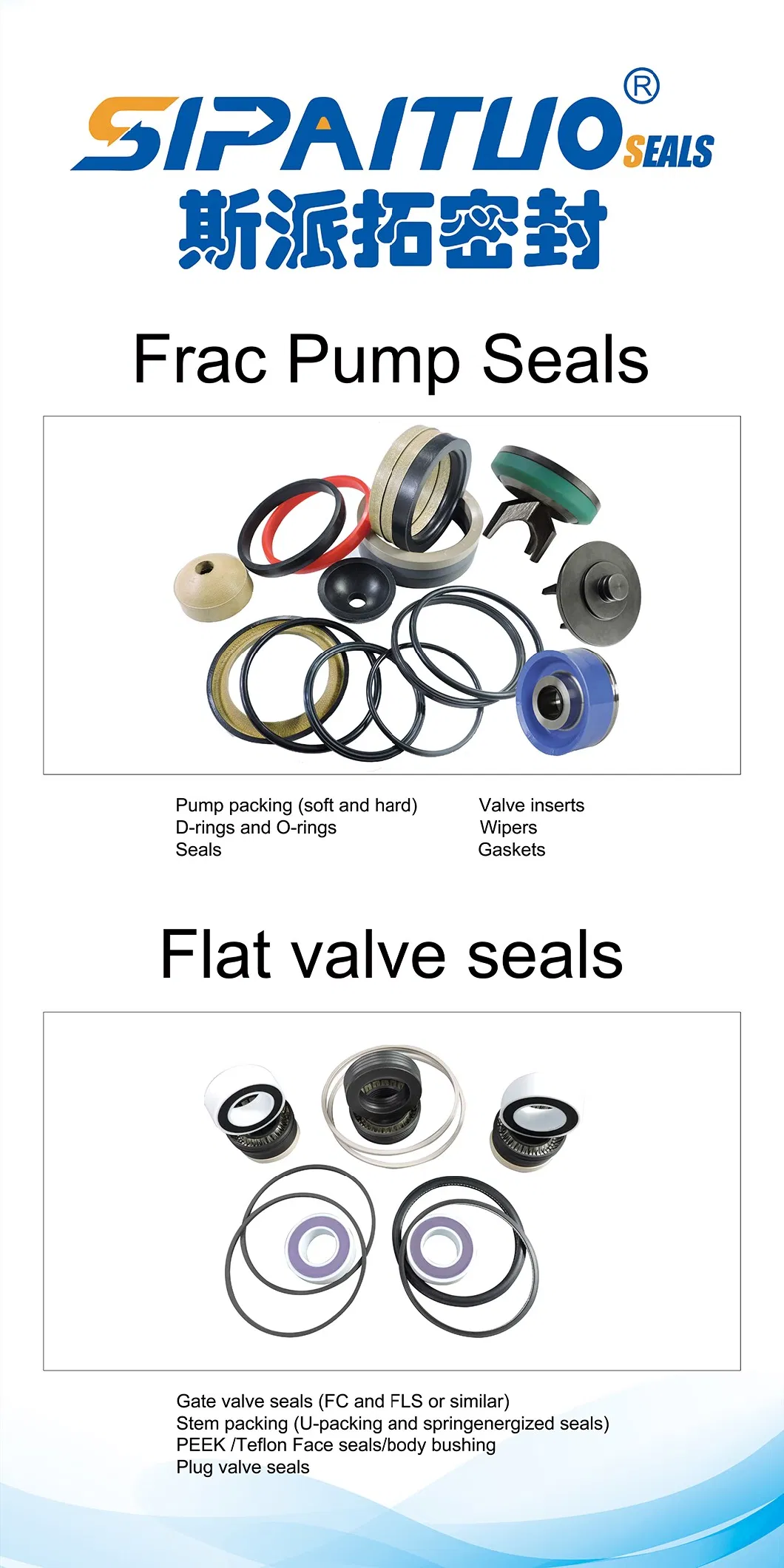 Skived PTFE Vacuum Pump Spring Energized Seal Oilfield Service