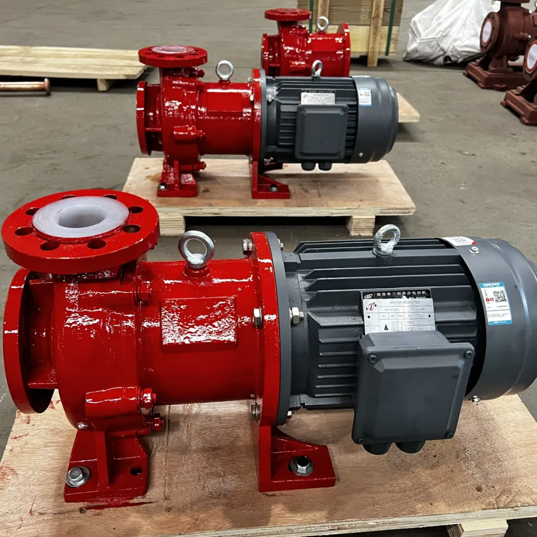 Heat Preservation Chemical Transfer Magnetic Coupled Pump for 98% Sulfuric Acid