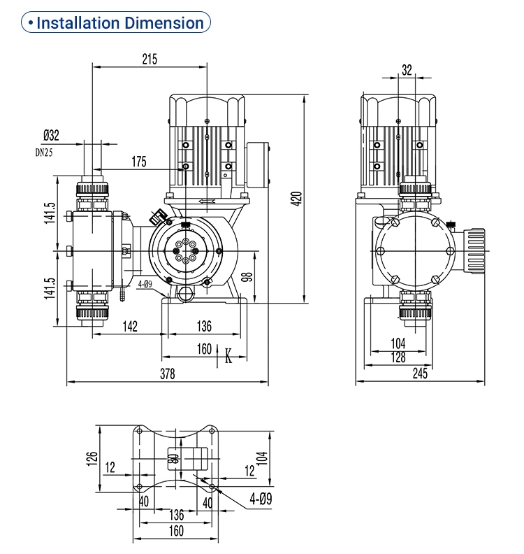 High Accuracy Jxm-a Series Chlorine Injection Pump