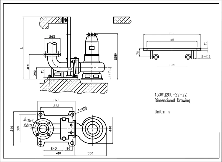 6 Inch 8 Inch 10 Inch 12 Inch Centrifugal Industrial Heavy Duty High Capacity Flow High Pressure Submersible Sewage Sump Pond Water Sewage Toilet Feces Pumps