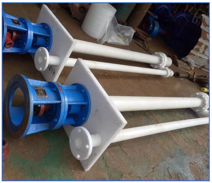 Corrosion-Resistant Fluoroplastic Single-Suction Submerged Vertical Chemical Centrifugal Pump