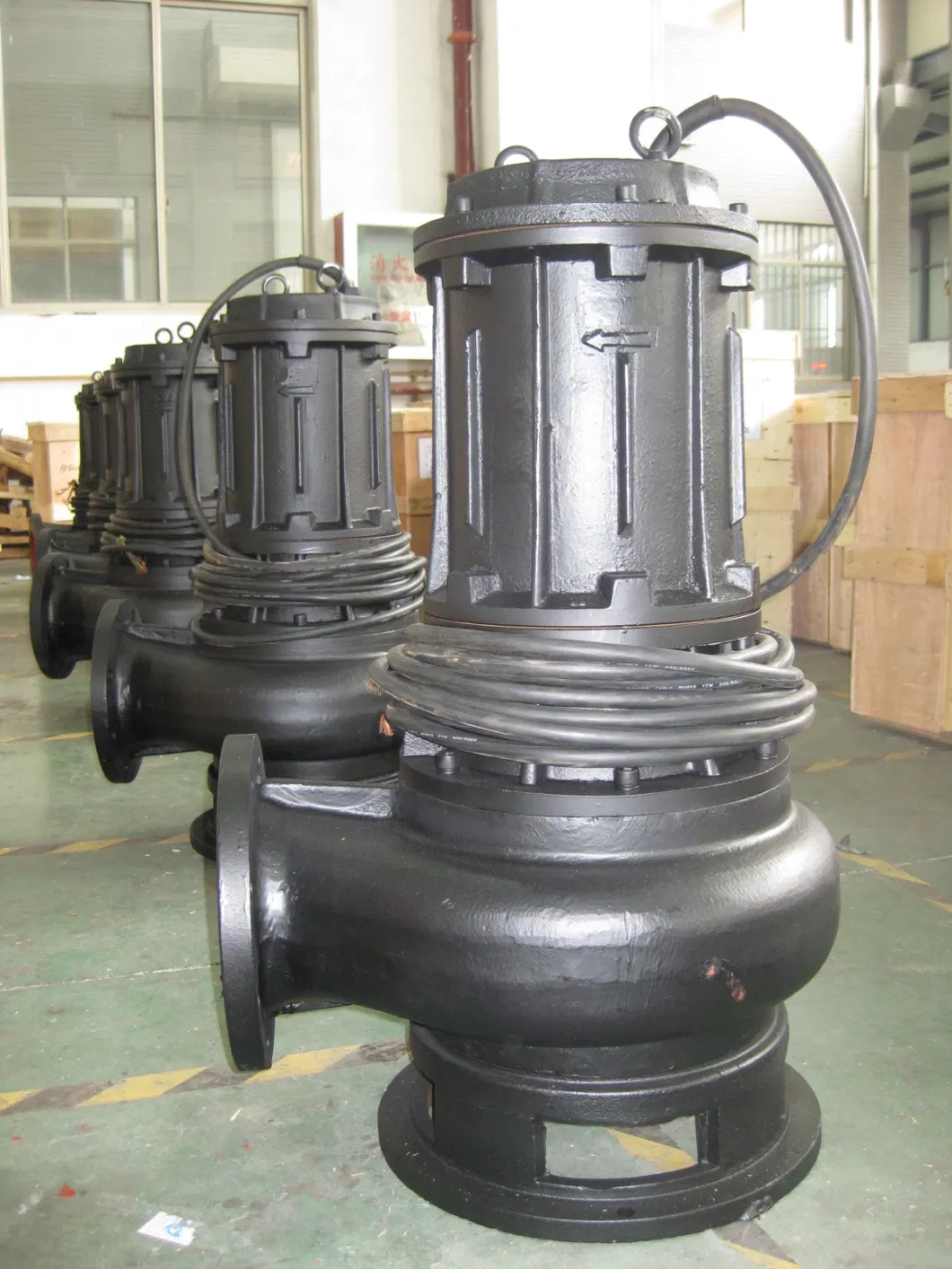 Wq Centrifugal Submersible Sewage Water Pump for Waste Drainage with Auto Coupling